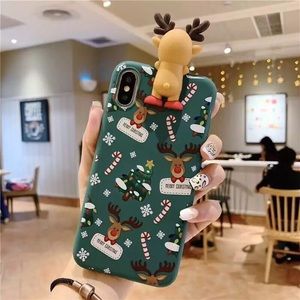 Cute Christmas IPhone 7 Plus and Iphone X case